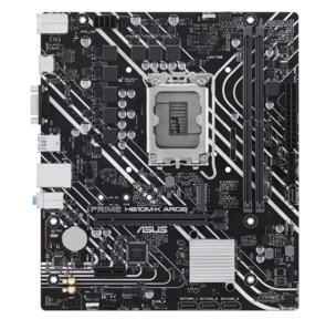 ASUS PRIME H610M-K ARGB,  LGA1700,  H610,  2*DDR5,  VGA + HDMI,  4 SATA 6,  M.2,  USB 3.2,  USB 2.0,  mATX ; 90MB1G90-M0EAY0