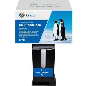 Бункер G&G GG-C13T671000  (C13T671000) для Epson WorkForce WF-5690DWF / 5620DWF / 5190DW / 5110DW / 5113
