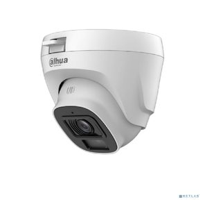 DAHUA DH-HAC-T5E20P-A-0280B Уличная турельная HDCVI-видеокамера 2Мп CMOS,  объектив 2.8мм,  ИК-подсветка до 20м,  корпус: пластик
