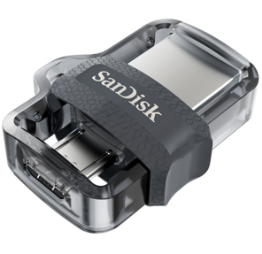 SanDisk SDDD3-256G-G46 Ultra Android Dual Drive OTG,  256GB,  m3.0 / USB 3.0,  Black