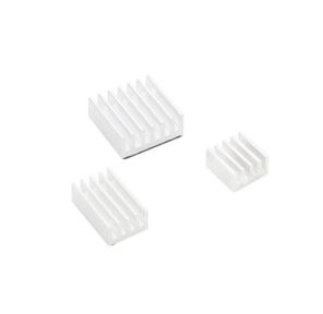Набор радиаторов ACD  White 3 in 1 Heat Sink Set Aluminum for Raspberry Pi 4B