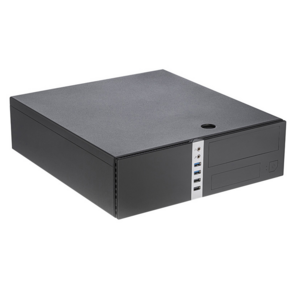 Сase Foxline FL-203-TFX300S mATX Desktop 300W,  2xUSB3.0,  2xUSB2.0,  toolless,  Black,  8cm. fan,  powercord