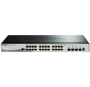 Коммутатор D-Link  <DGS-1510-28X> управляемый 24UTP 10 / 100 / 1000Mbps + 4SFP+