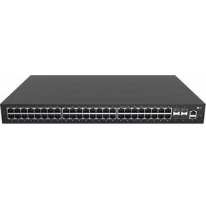 Коммутатор Fplus FCS-2352TX-P,  48 порта 10 / 100 / 1000BASE-T RJ45 PoE,  4 порта 10GE SFP+,  2 блока питания AC 220В 850Вт,  высота 1RU
