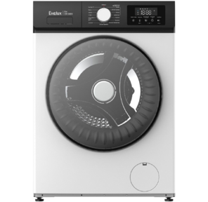 Стиральная машина EVELUX,  отдельностоящая,  глубина 54.1 см,  загрузка 8 кг,  1200 об / мин,  15 программ,  дисплей,  отложенный старт,  диспенсер для жидких моющих средств,  пар,  очистка барабана,  электронное управление,  инверторный мотор,  энергоэффективность А++,  цвет белый