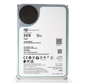 Жесткий диск /  HDD Seagate SATA3 24Tb Exos X24 7200 512Mb OFFICIAL RECERTIFIED 1 year warranty  (replacement ST24000NM002H)