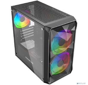 Powercase Mistral Micro A3B ARGB,  Tempered Glass,  2x 140mm ARGB PWM+1x 120mm ARGB PWM,  чёрный,  mATX   (CMMAB-A3-V2)