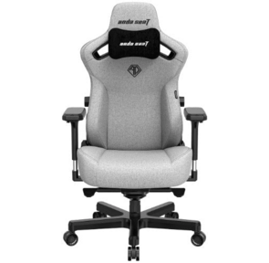 Кресло игровое Anda Seat Kaiser 3,  цвет серый,  размер XL  (180кг),  материал ткань  (модель AD12)