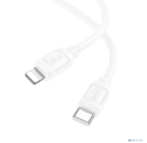 HOCO Кабель USB2.0 Hoco Type-C / Lightning,  2.4А,  27Вт,  X115,  1м,  белый,  коробка