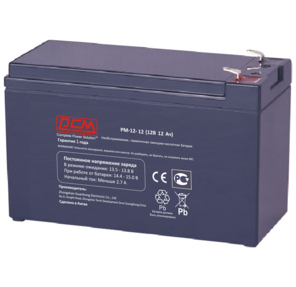 Аккумуляторная батарея для ИБП Powercom PM-12-6.0  (12В  /  6Ач)  (1416478)