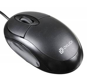 Мышь Oklick 105S черный оптическая  (800dpi) USB для ноутбука  (2but)