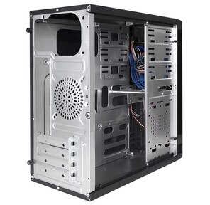 Exegate EX277439RUS Корпус Minitower MA-371X Black,  mATX <без БП>