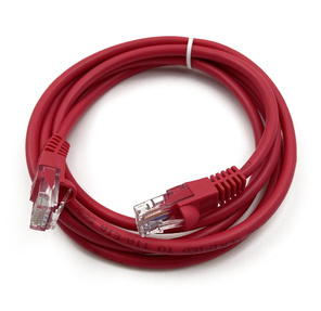 Патч-корд Buro UTP 4 пары cat5E CCA molded 1.5м красный RJ-45  (m)-RJ-45  (m)