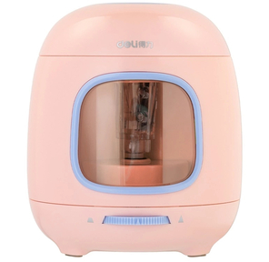 Точилка для карандашей электрическая Deli VA13PINK пластик розовый