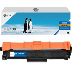 Тонер-картридж G&G,  аналог Brother TN-217BK черный 3k