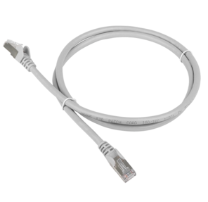 Кабель Patch cord Lanmaster TWT-45-45-5.0 / S-GY 5м FTP Cat 5e Grey