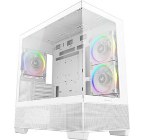 корпус Deepcool CG380 3F WH без БП,  боковое окно  (панорама),  3x120mm ARGB PWM вентилятора,  белый,  mATX  (R-CG380-WHAGM3-G)