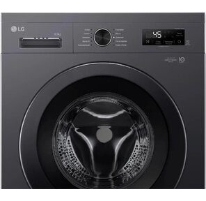 Стиральная машина LG F2Y1WS6J Загрузка: 6, 5 кг, Цвет корпуса: Платина, Цвет панели: Платина, Цвет двери: Черный, Габариты  (ШxВxГ): 600 x 850 x 440, Максимальная скорость отжима: 1200