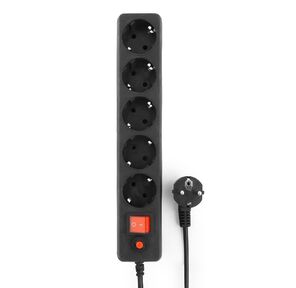 Сетевой фильтр Гарнизон <0.5 м> черный  (5 розеток ,  EHLB-4) EHLB-4