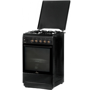 Плита Газовая Flama N FG 24236 At антрацит  (металлическая крышка) реш.сталь