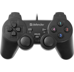 DEFENDER 64247 Проводной геймпад Omega USB,  12 кнопок,  2 стика