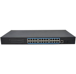 OSNOVO Управляемый  (L2+) гигабитный коммутатор на 26 портов,  24 *10 / 100 / 1000Base-T,  2*SFP 1000Base-X