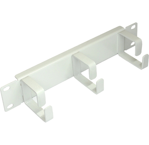 Кабельный органайзер вертикальный Lanmaster TWT-CBW10-ORG-1U-GY кольца 1U шир.:10"  (упак.:1шт)