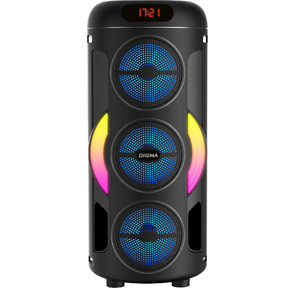 Минисистема Digma D-MC1721 черный 10Вт FM USB BT micro SD