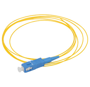Оптический коммутационный монтажный шнур  (Пигтеил),  для одномодового кабеля  (SM),  9 / 125  (OS2),  SC / UPC,  LSZH,  1, 5м