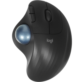 Трекбол Logitech M575S черный оптическая 2000dpi беспров. BT / Radio USB2.0  (910-007035)