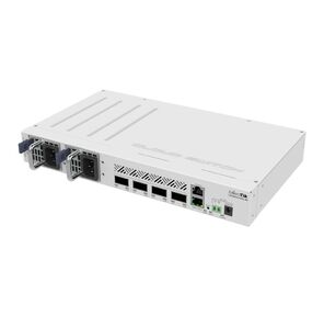 Mikrotik CRS504-4XQ-IN,  1x10Base-T / 100Base-TX,  4xQSFP28,  Switching capacity 800 Gbps