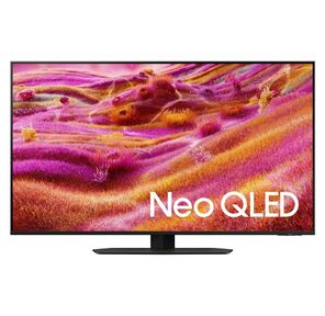 Телевизор QLED Samsung 75" QE75QN90FAUXRU Series 9 нержавеющая сталь 8K Ultra HD 120Hz DVB-T2 DVB-C DVB-S2 USB WiFi Smart TV