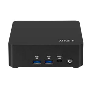 Неттоп MSI Cubi NUC AI 1UMG-043XRU Core Ultra 5 125H  (1.2) 16Gb SSD512Gb Graphics CR без ОС 2xGbitEth WiFi BT 120W черный  (9S6-B20911-043)