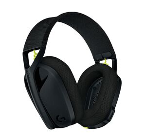 Гарнитура Logitech Гарнитура игровая Logitech G435 Black черная,  беспроводная,  накладной тип,  дифузоры 40мм,  20 Гц - 20 кГц,  USB Lightspeed + Bluetooth,  кабель для зарядки USB-C - USB-A