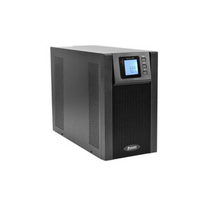 Источник бесперебойного питания /  POWERMAN Online 3000,  LCD,  double conversion,  3000VA,  2700W,  8 pieces IEC320 C13 and 1 piece IEC320 C19 with backup power supply,  USB,  RS232,  SNMP slot,  EPO connector,  12V 9Ah battery 6 pcs.,  1 cable for C13 / C14 load,  191 x 337 x 460 mm.,  25.5 kg.