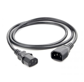 Power Cube Шнур ПВС-АП 3*0, 75 C13C14-250-10-1, 8,  черный,  1, 8 м,  C13-C14,  3x0.75,  10А,  Россия