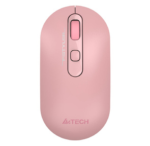 A4 Fstyler FG20 Мышь оптическая для ноутбука  (2000dpi) беспроводная USB  розовый  (4but)