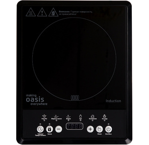 Плита Индукционная Oasis PI-B12SK черный закаленное стекло  (настольная)  (РI-B12SK)