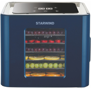 Сушка для фруктов и овощей Starwind SFD9535 12под. 400Вт синий