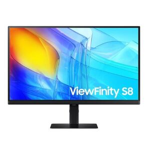 Монитор 27" SAMSUNG S27D800EAI ViewFinity S8 S80D UHD Black  (IPS,  3840x2160,  HDMI+DP,  USB Hub,  5 ms,  178° / 178°,  350 cd / m,  1000:1,  60Hz,  Spk,  HAS,  int PSU)
