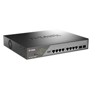 Сетевой коммутатор /  Smart L2 Surveillance Switch 8х1000Base-T PoE 802.3bt 90W,  2x1000Base-X SFP,  PoE Budget 242W,  Long-range PoE up to 250m