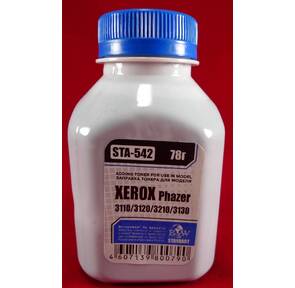 Тонер XEROX Phaser 3110 / 3119 / 3120 / 3121 / 3130 / 3210 / PE 16  (фл,  78г) B&W Standart фас России