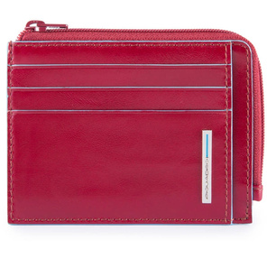 Чехол для кредитных карт Piquadro Blue Square PP4822B2R / R красный натур.кожа