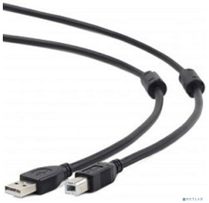 Cablexpert Кабель USB 2.0 Pro CCF2-USB2-AMBM-6,  AM / BM,  1.8м,  экран,  2феррит.кольца,  черный,  пакет