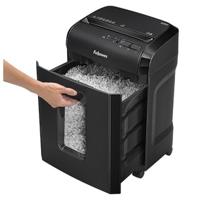 Шредер Fellowes PowerShred 10M  (секр.P-5) / фрагменты / 10лист. / 19лтр. / скобы / пл.карты