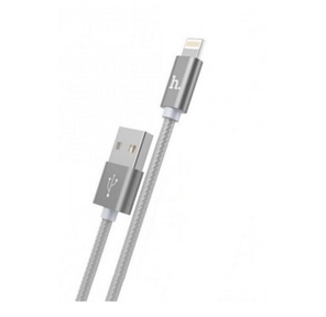 HOCO HC-32168 X2 /  USB кабель Lightning /  1m /  2.4A /  Нейлон /  Tarnish