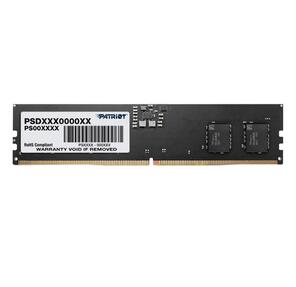 Memory Module PATRIOT Signature Line DDR5 Общий объём памяти 32Гб Module capacity 32Гб Количество 1 5200 МГц Множитель частоты шины 42 1.1 В PSD532G52002