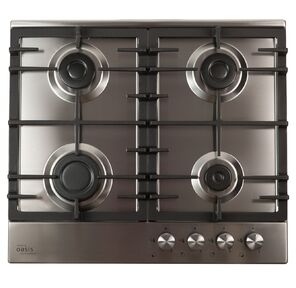 Газовая варочная поверхность Oasis P-MNP нержавеющая сталь