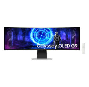 Samsung 49" Odyssey OLED G9 G95SD S49DG952SI Curved  (OLED 32:9 5120x1440x240Hz 0, 03ms 250cd 1M:1 178 / 178 1, 07B DP; HDMI; Micro HDMI USB-Cx2 SmartTV, WiFi5,  BT5.2,  RC Spk 2x5W HAS Tilt VESA Silver