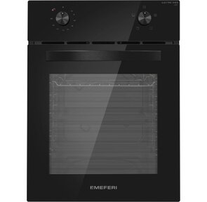 Духовой шкаф Электрический Meferi Light MEO454BK черный / нержавеющая сталь